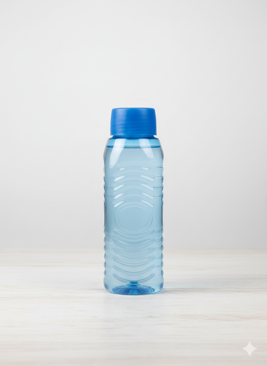 Wave 900ml BPA-Free Water Bottle – Set of 4 (multicolor)