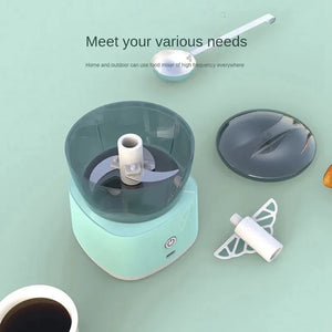 Mini Electric Food Processor – USB Rechargeable Chopper for Garlic, Vegetables & Baby Food