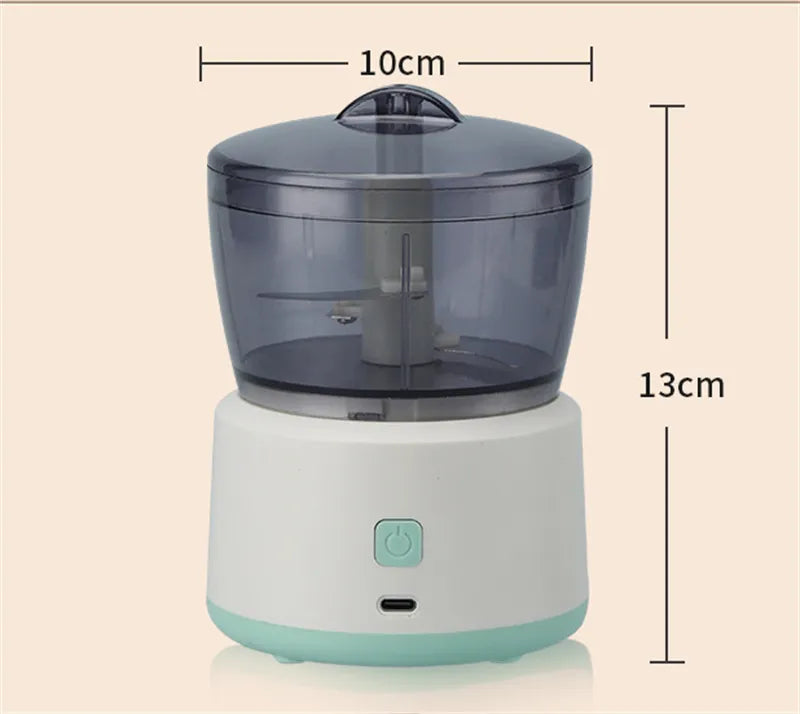 Mini Electric Food Processor – USB Rechargeable Chopper for Garlic, Vegetables & Baby Food