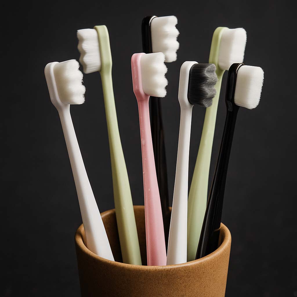 Ultra Soft Toothbrush With Travelling Case | Micro-Nano Bristles | Sensitive Gums
