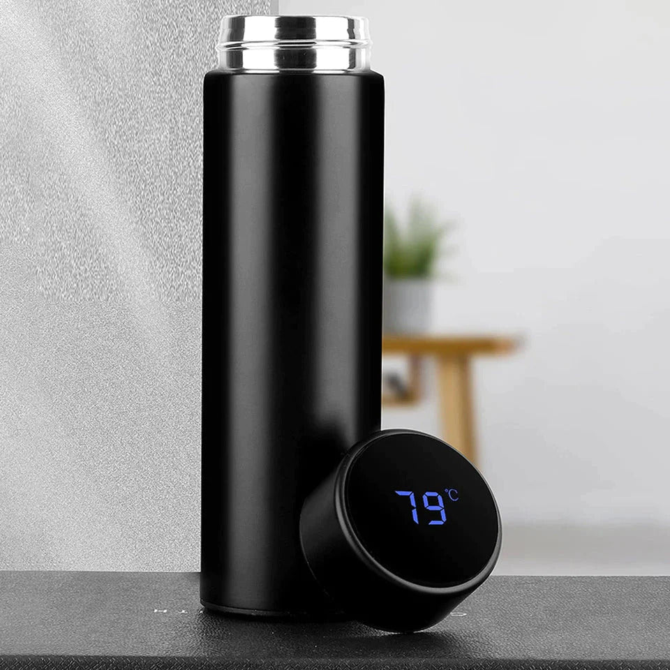 Temperature Water Bottle | LED Smart Thermos 500ml Stainless Steel