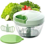 Easy Spin Cutter – Manual Hand-Pull Food Chopper for Vegetables, Fruits & Herbs