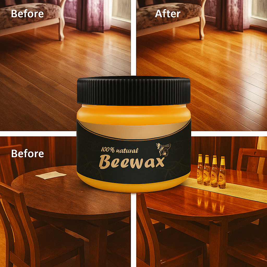 Natural Wood Cutting Board Conditioner - Beeswax & Carnauba Wax - 3.5oz