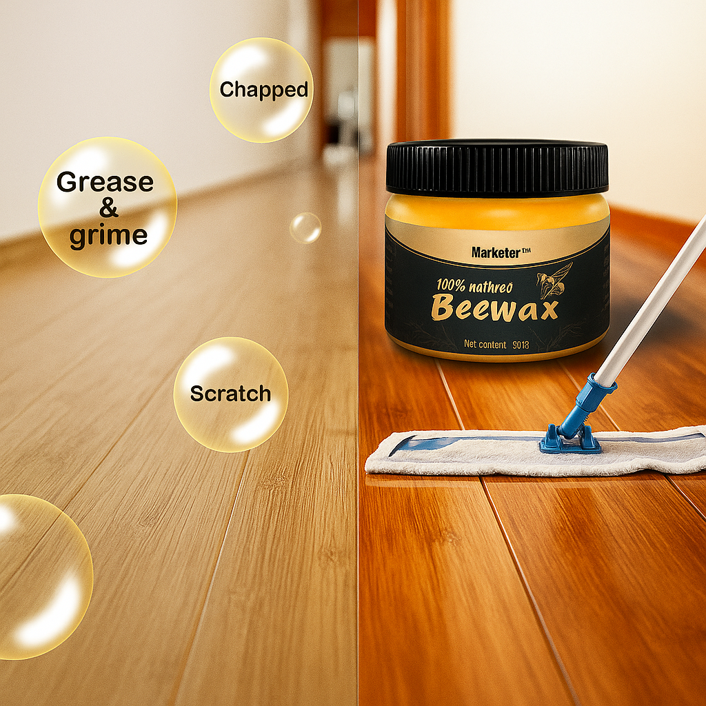 Natural Wood Cutting Board Conditioner - Beeswax & Carnauba Wax - 3.5oz