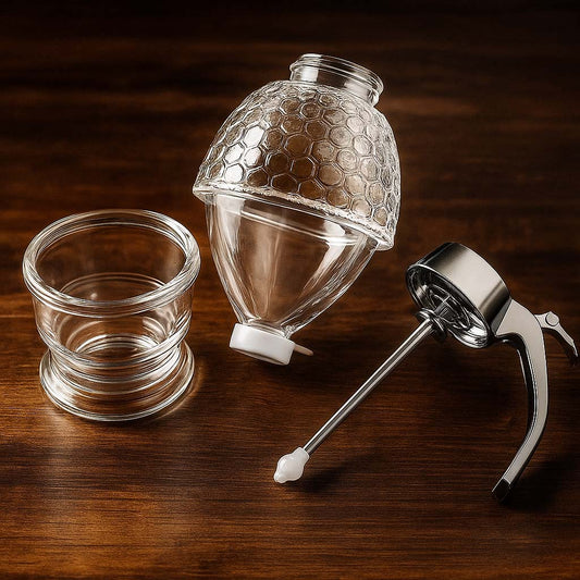 Honey & Syrup Dispenser – Multiuse container for Honey, Maple, Chocolate & More