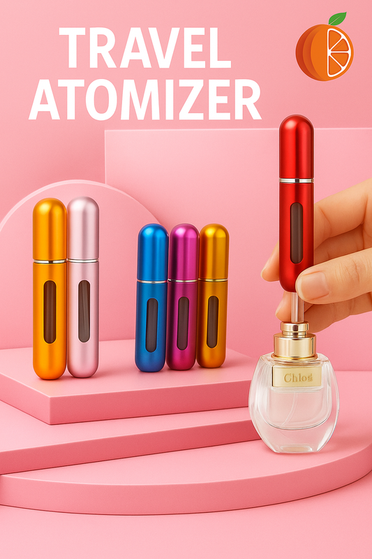 Mini Refillable Empty Perfume Bottle, Portable Atomizer Spray Bottle, Travel Perfume Bottle, Perfume Spray Scent Pump Case, Travel Perfume Bottle