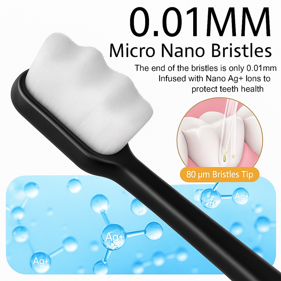 Nano Toothbrush Ultra Soft Toothbrush with Micro Bristles for all ages