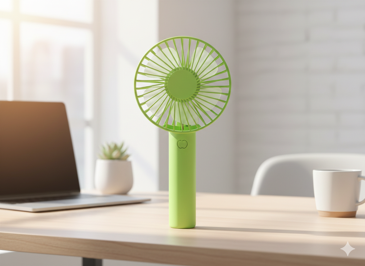 Ultra-Portable Handheld Mini Fan – Quiet & Powerful Personal Cooling