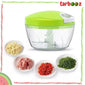 Easy Spin Cutter – Manual Hand-Pull Food Chopper for Vegetables, Fruits & Herbs