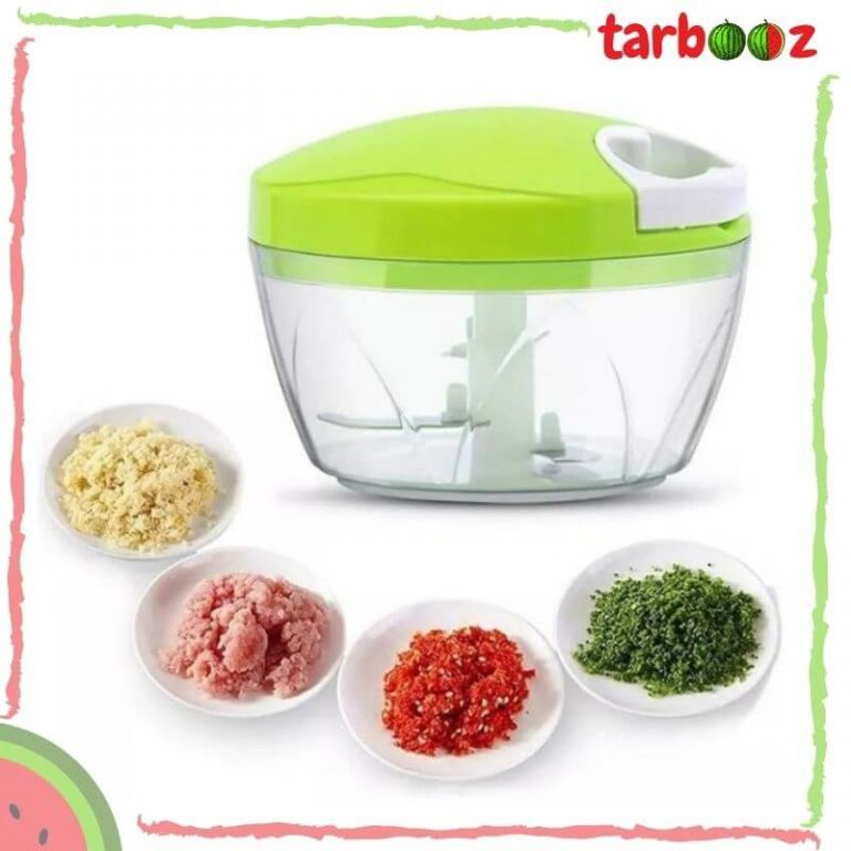 Easy Spin Cutter – Manual Hand-Pull Food Chopper for Vegetables, Fruits & Herbs