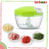 Easy Spin Cutter – Manual Hand-Pull Food Chopper for Vegetables, Fruits & Herbs