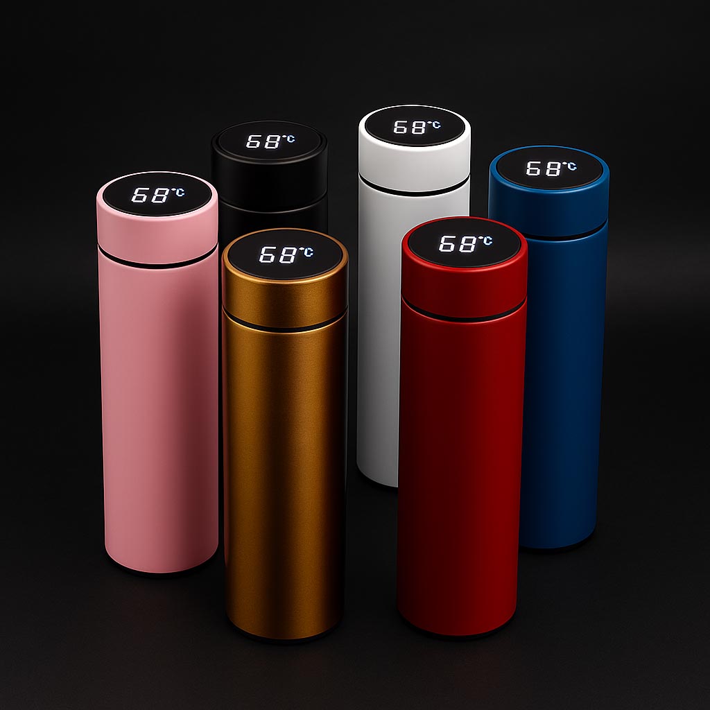 Temperature Water Bottle | LED Smart Thermos | Stainless Steel