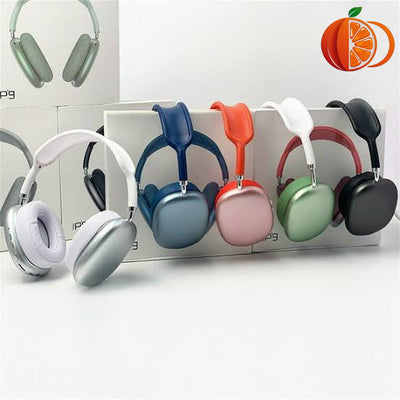 P9 Wireless Bluetooth Headphones | HiFi Stereo Over-Ear | Built-in Mic | Sports Headset for iPhone, Tablet, PC