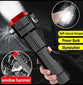 Multifunction Rechargeable LED Flashlight – Car Emergency Tool with Window Breaker, Seatbelt Cutter & Power Bank