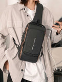 Anti-theft Cross Body Sling Bag – USB Charging Port, Password Lock & High-Capacity Design