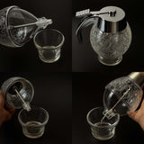 Elegant Crystal Honey Dispenser