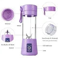 6-Blade Mini Portable USB Juicer Blender – Rechargeable Smoothie Maker for Travel & Gym