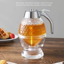 Elegant Crystal Honey Dispenser