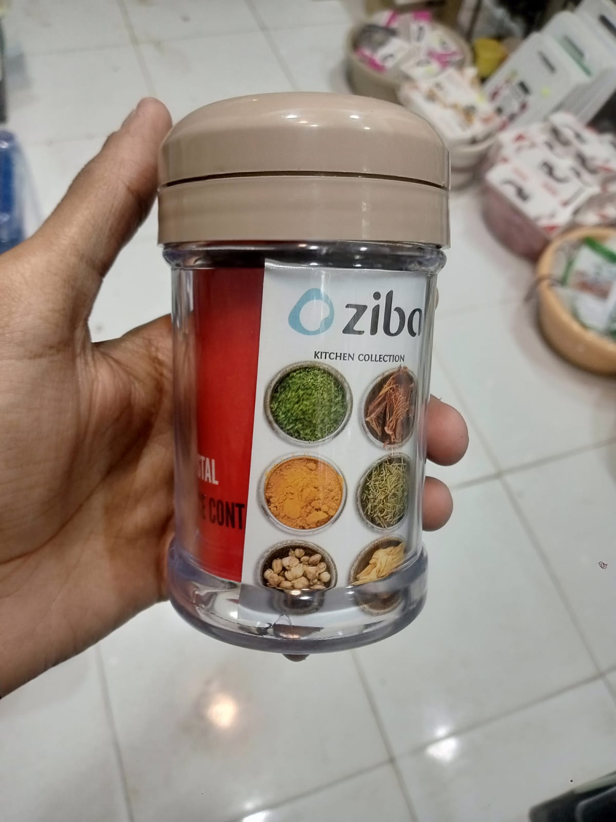 Transparent Glass Salt Shaker