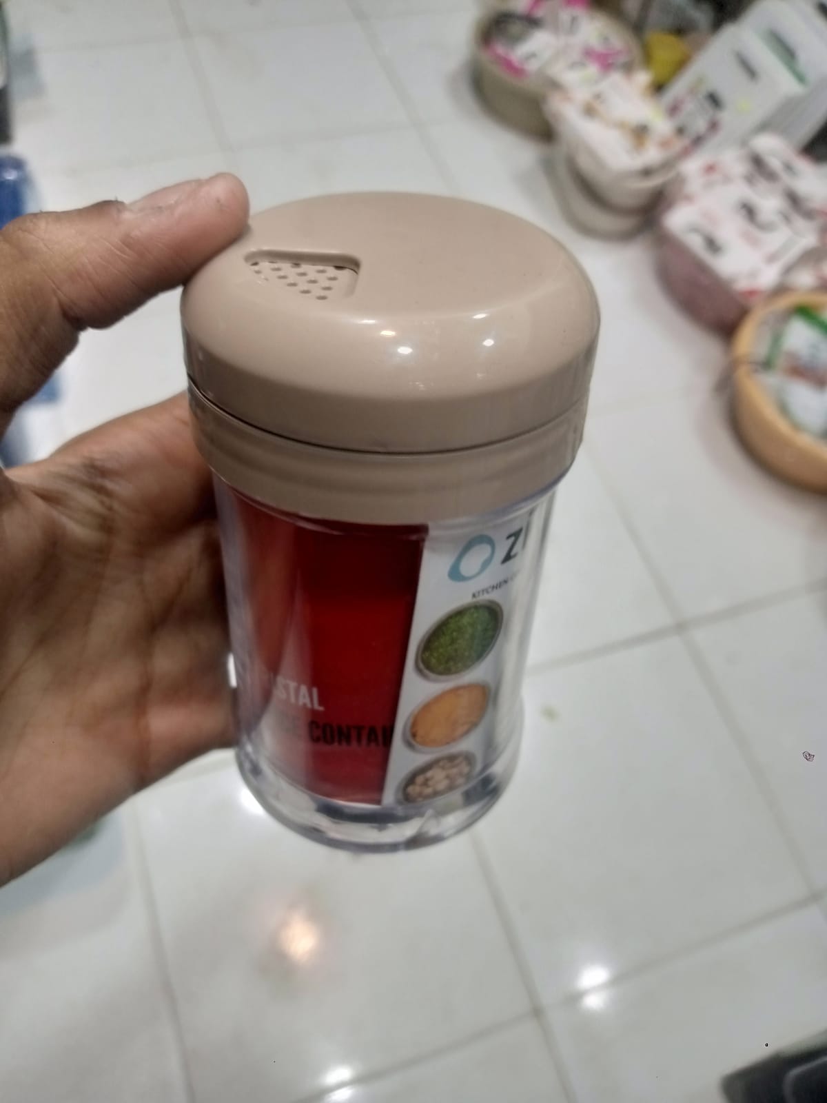 Transparent Glass Salt Shaker